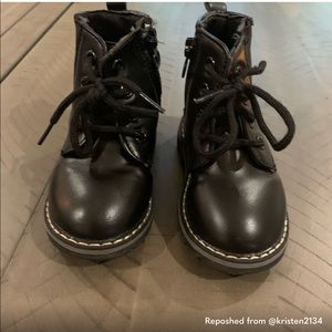 Toddler combat boots
